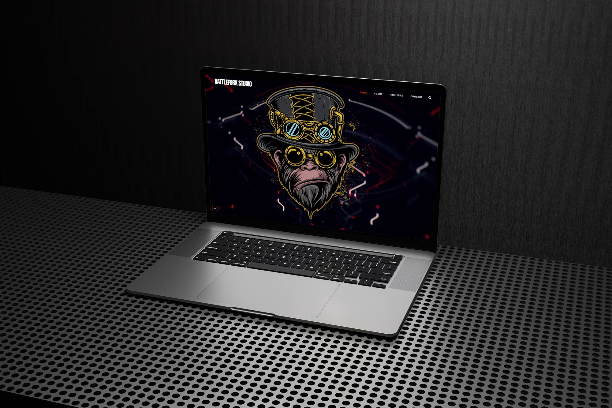 Laptop-BattleForkStudio Website